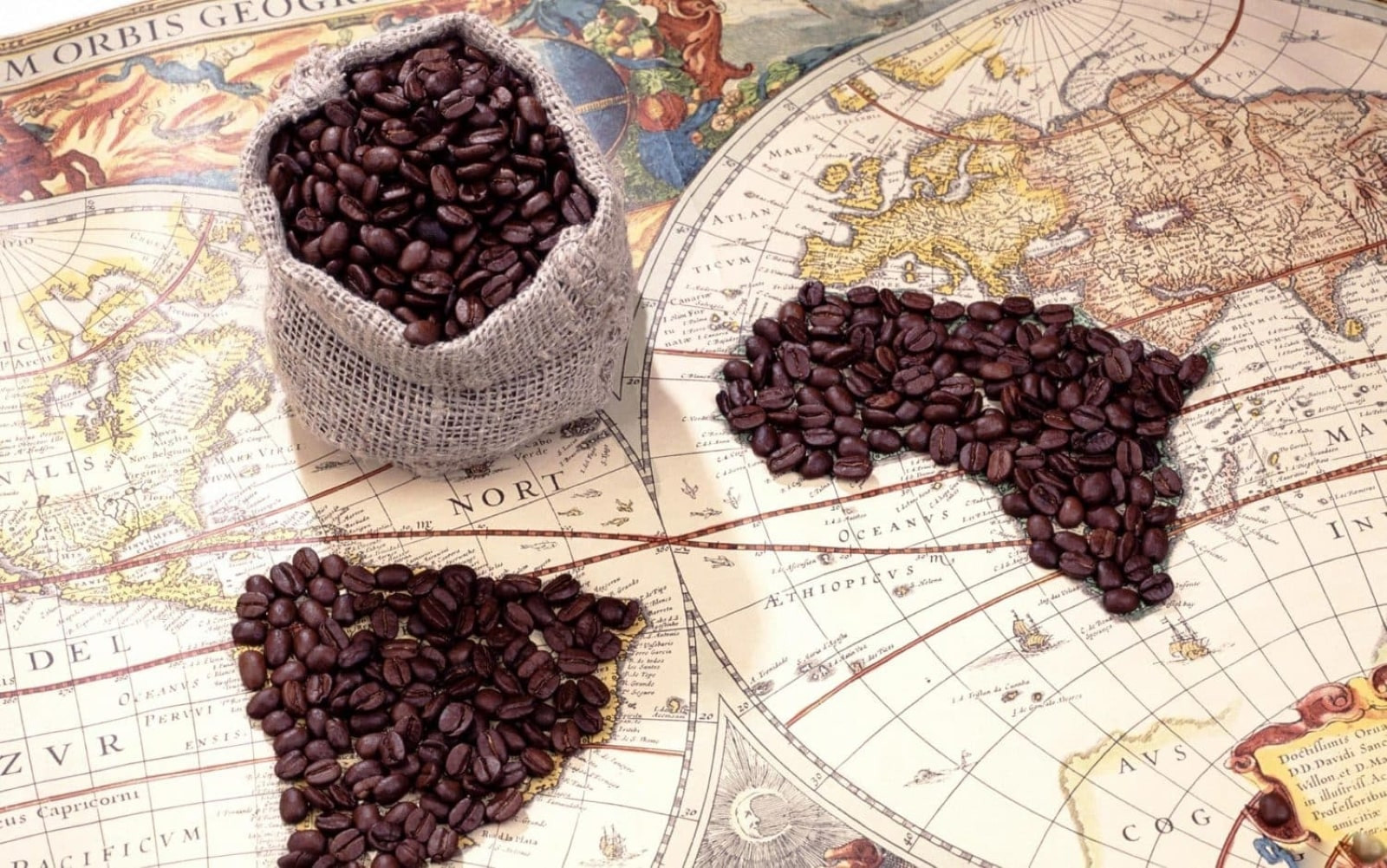 εικόνα σχετική με το άρθρο της magic bean για τις χώρες παραγωγής του καφέ